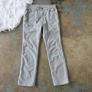 Vintage 70s Levi's Straight Leg Pants Size 34x32 Gray Flannel Skosh Sta-Prest